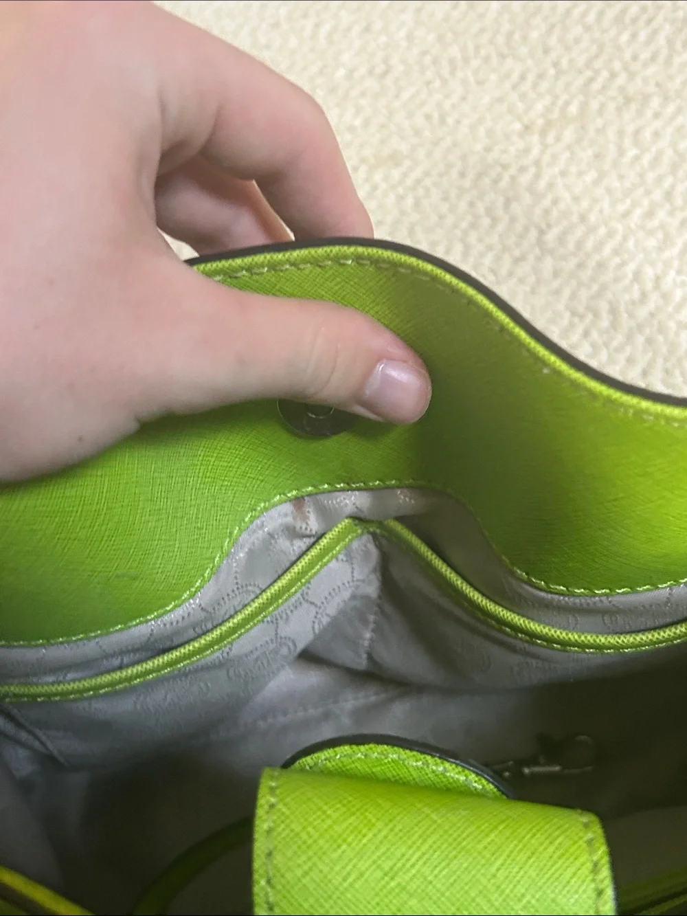 MICHAEL Michael Kors Neon Lime Purse
